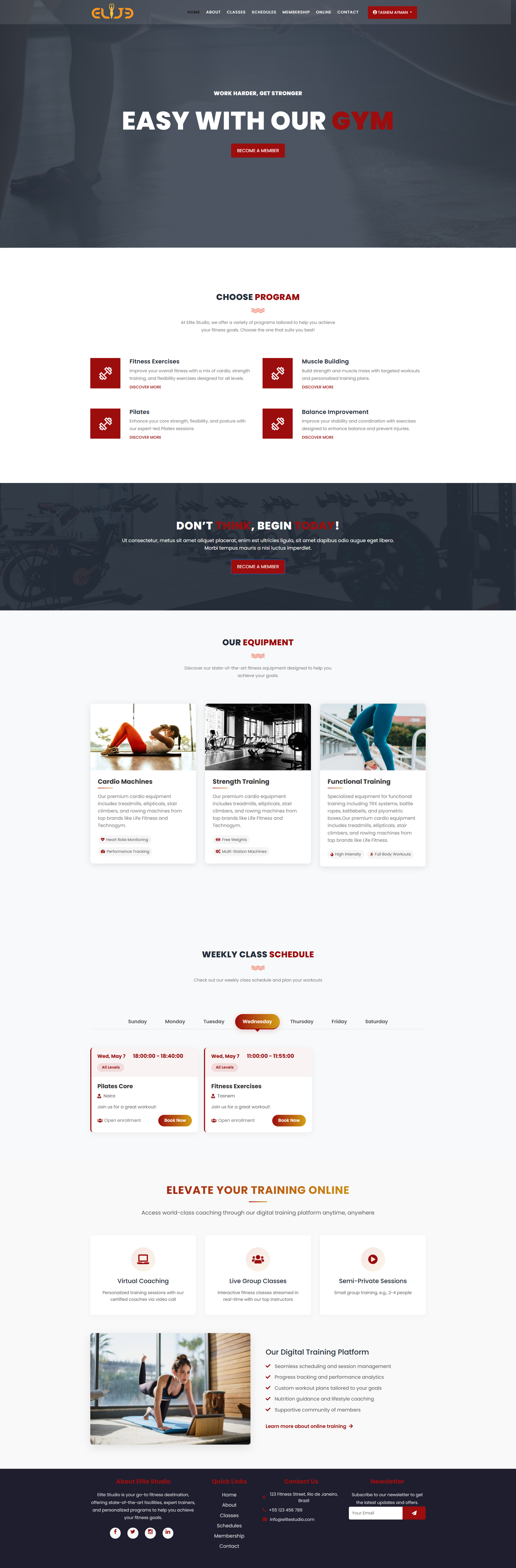 موقع Elite Personal Training